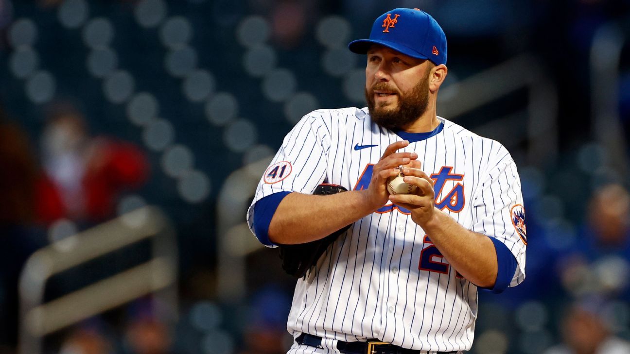 Mets place RHP Hunter on IL with back spasms