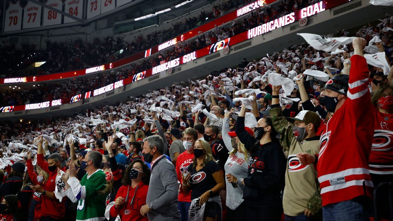 42-year-old pulled out of crowd to make NHL debut  and wins game, Carolina Hurricanes