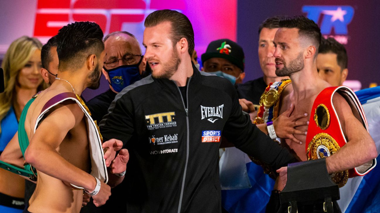 Junior welterweights Jose Ramirez, Josh Taylor trade ...