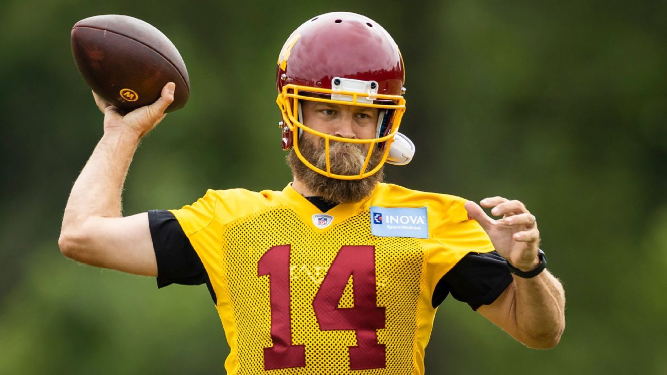 Ryan Fitzpatrick settles in as Washington Football Team