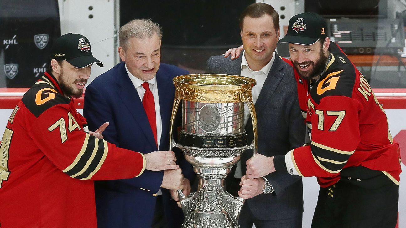 Ilya Kovalchuk And Avangard Win KHL's Gagarin Cup