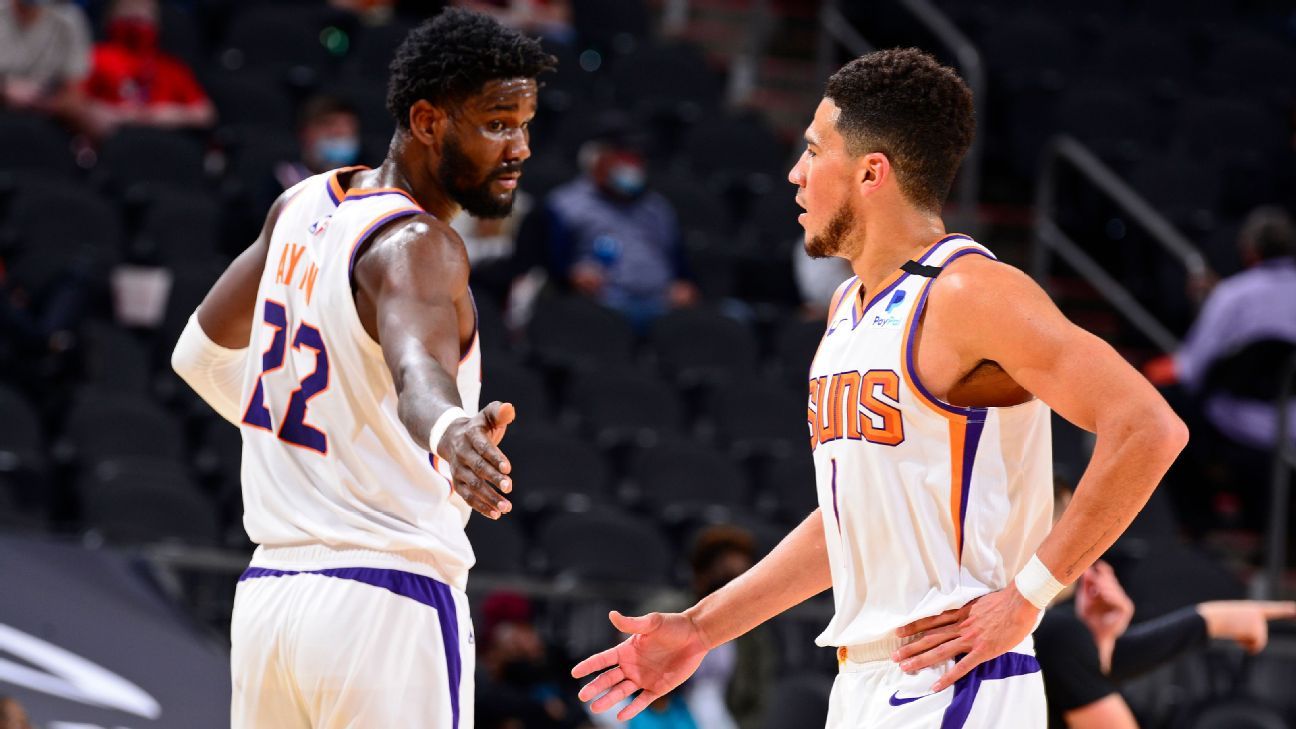 2021 NBA playoffs - How Devin Booker and Deandre Ayton are thriving in ...