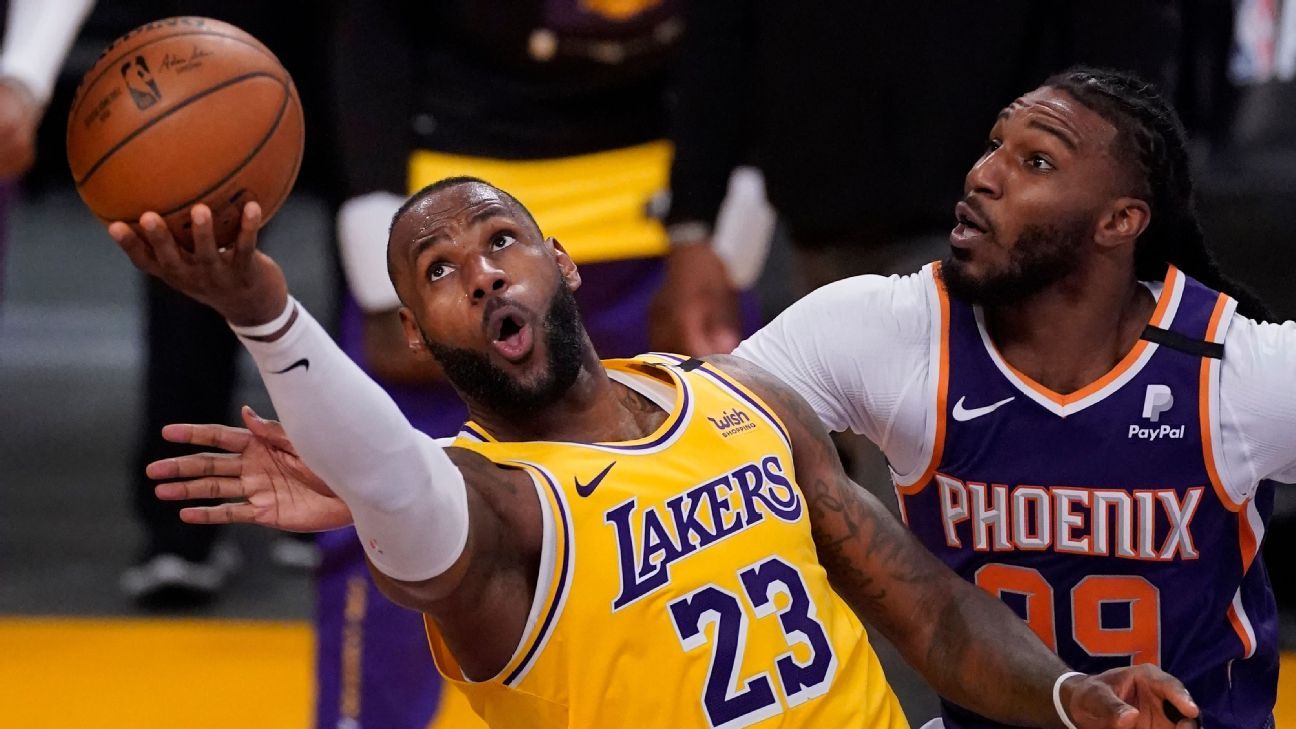 LeBron James Anthony Davis get tough in Game 3 as Los Angeles Lakers regain their groove LOS ANGELES
