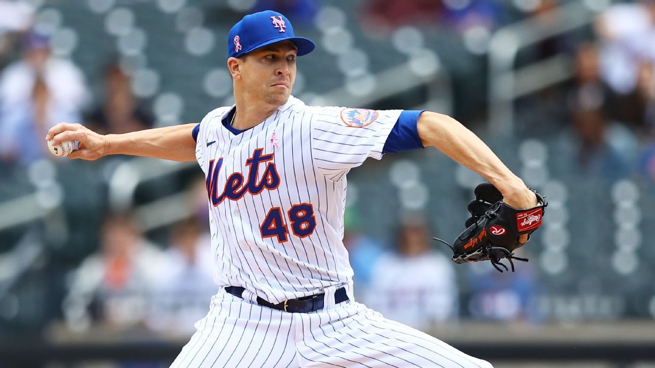 New York Mets ace Jacob deGrom pitches 4 innings in potential