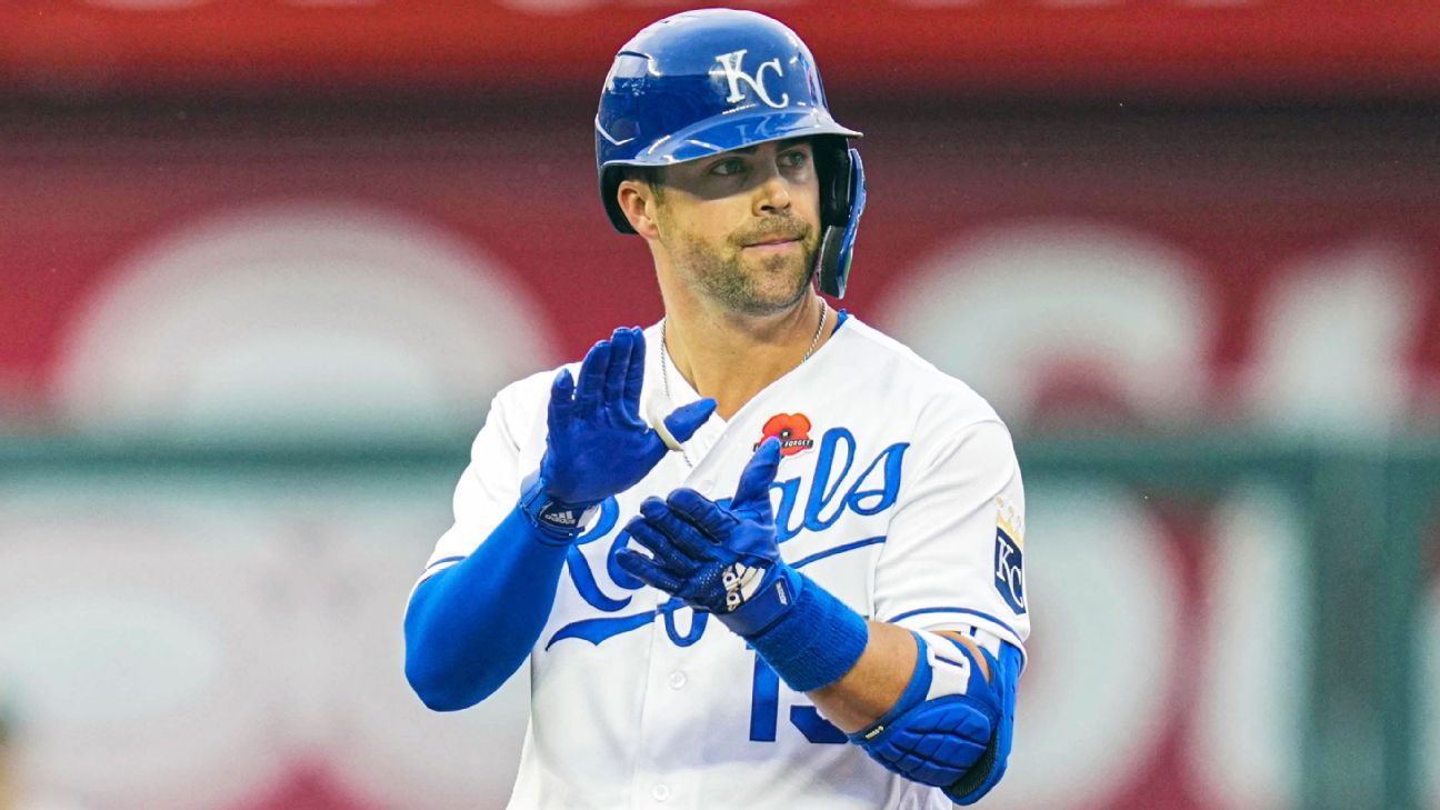 Newly acquired Whit Merrifield says he's received COVID-19 vaccination,  will be able to play in Toronto for Blue Jays - ESPN