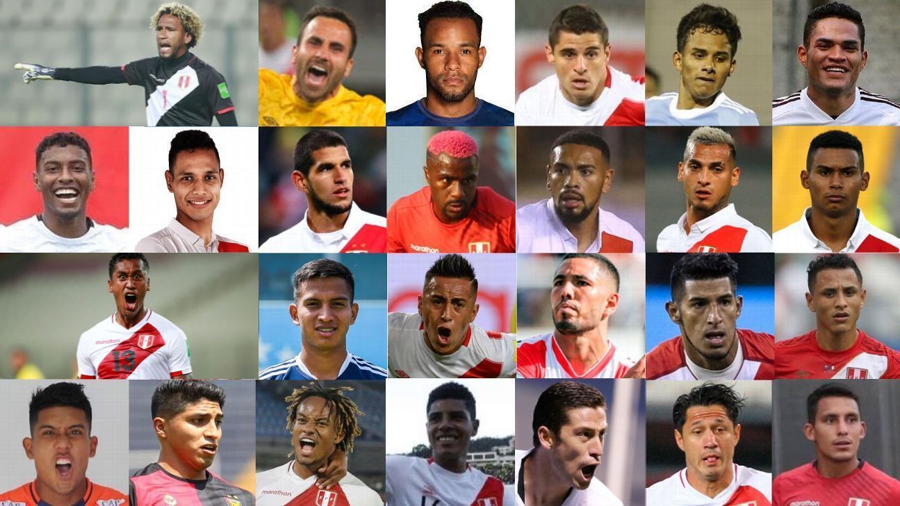 Los números de los convocados de la Selección de Perú para la Copa