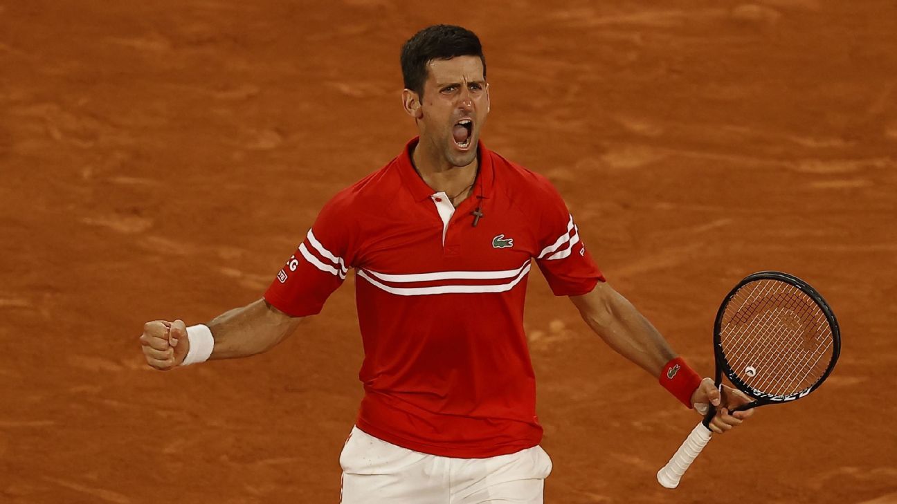 Novak Djokovic outlasts Rafael Nadal, the king of clay French Open semifinals - ESPN