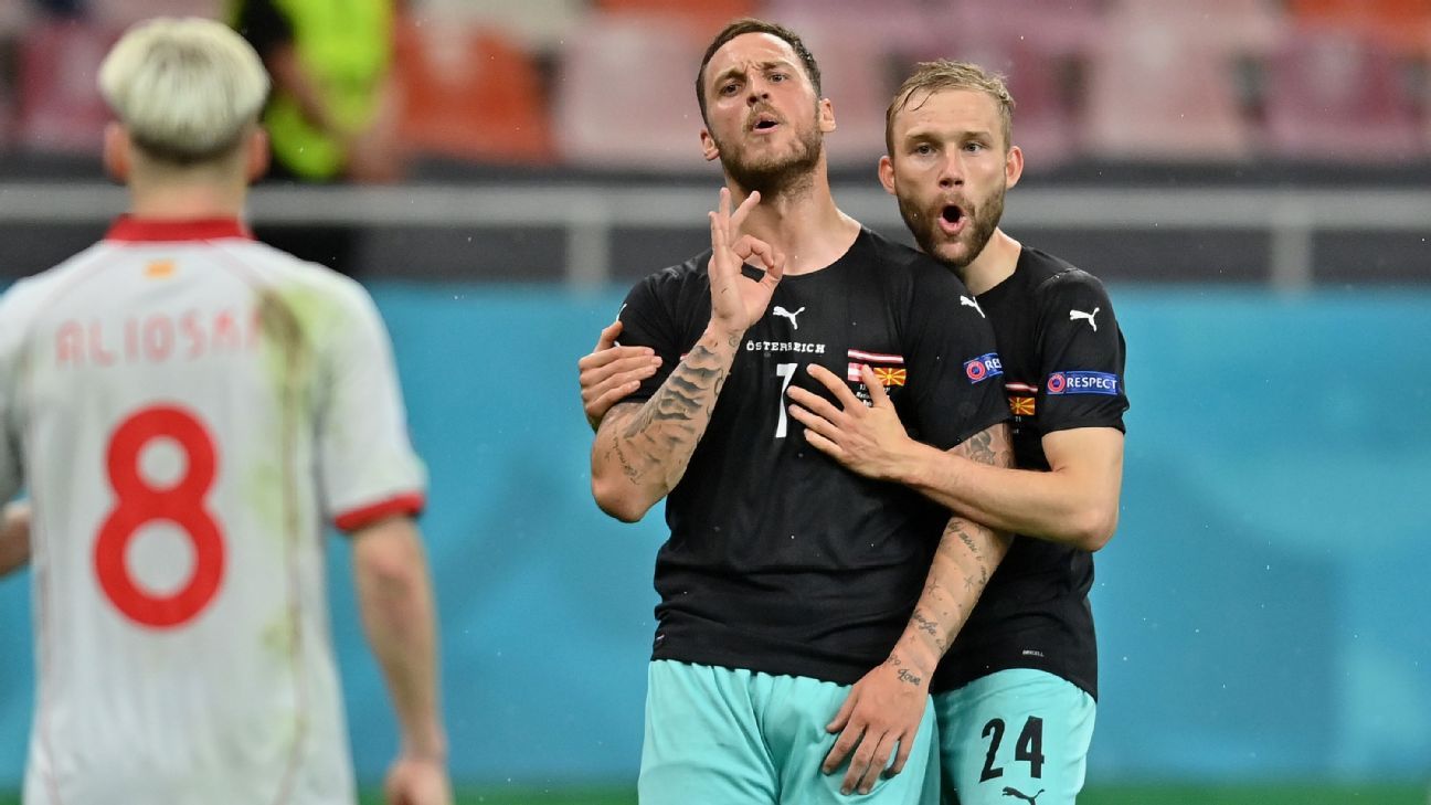 Austria's Arnautovic banned for goal celebration