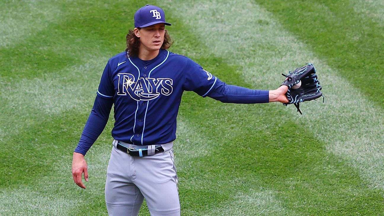 Rays' Tyler Glasnow sustains oblique injury during practice