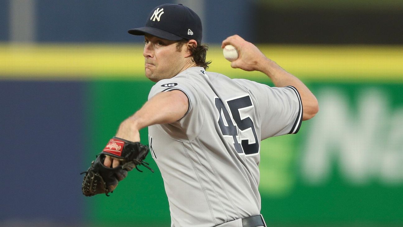 New York Yankees' Gerrit Cole struggles with grip, tells MLB 'just