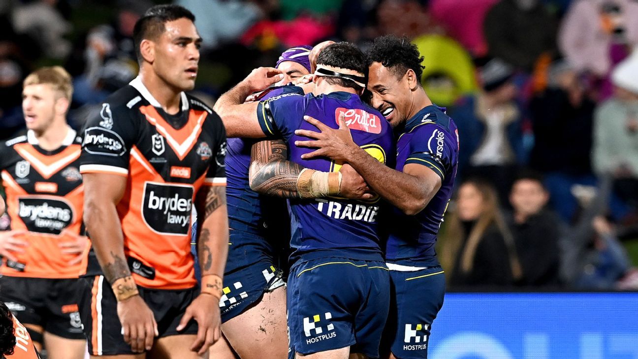 NRL Round 15 Melbourne Storm thump Wests Tigers, claim NRL top spot ESPN NRL Round 15 Melbourne Storm thump Wests Tigers, claim NRL top spot ESPN