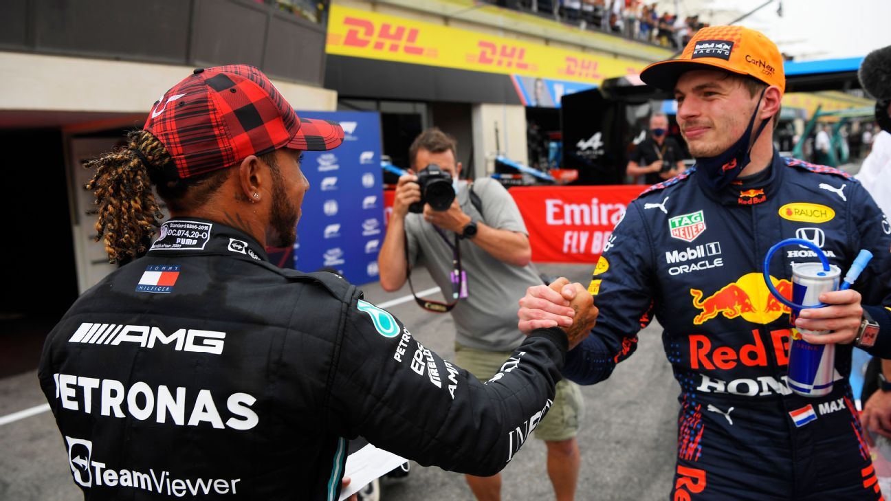 Max Verstappen et Lewis Hamilton se battent à nouveau sur le fil du couteau en France