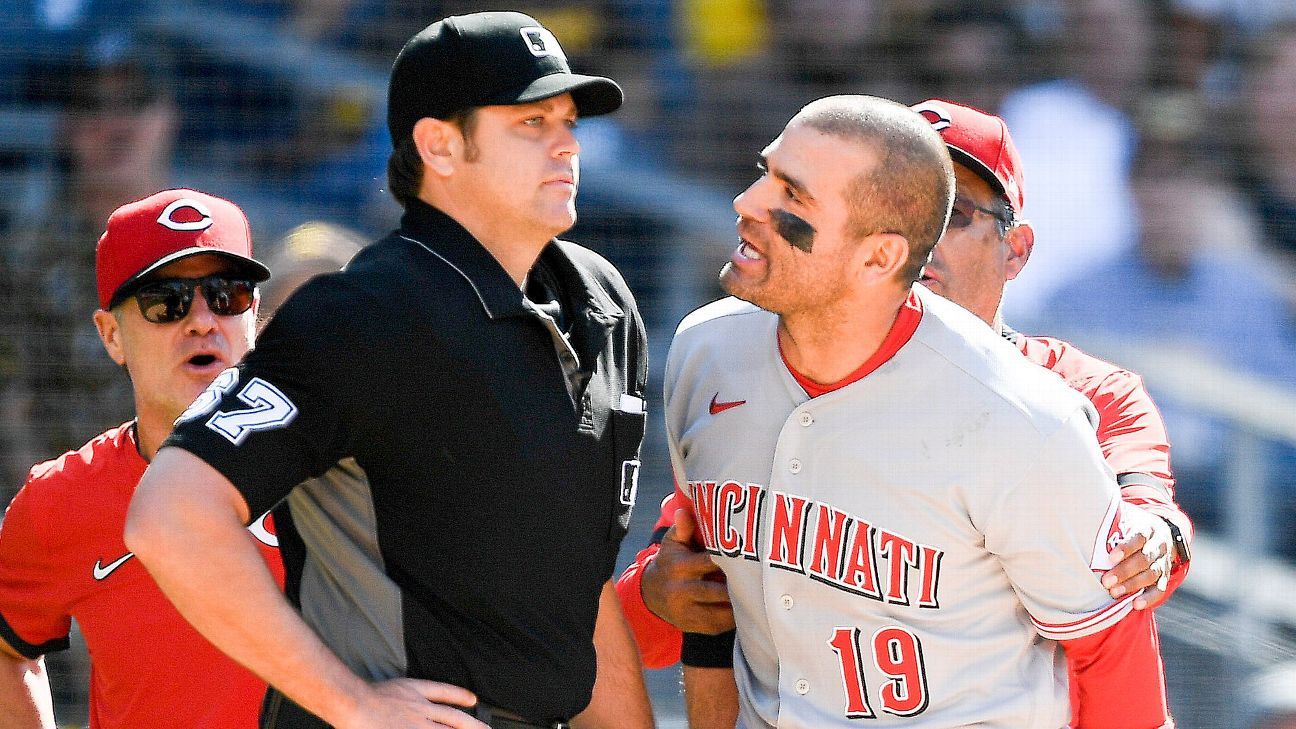 Votto ejected in what could be last game with Reds, apologizes on