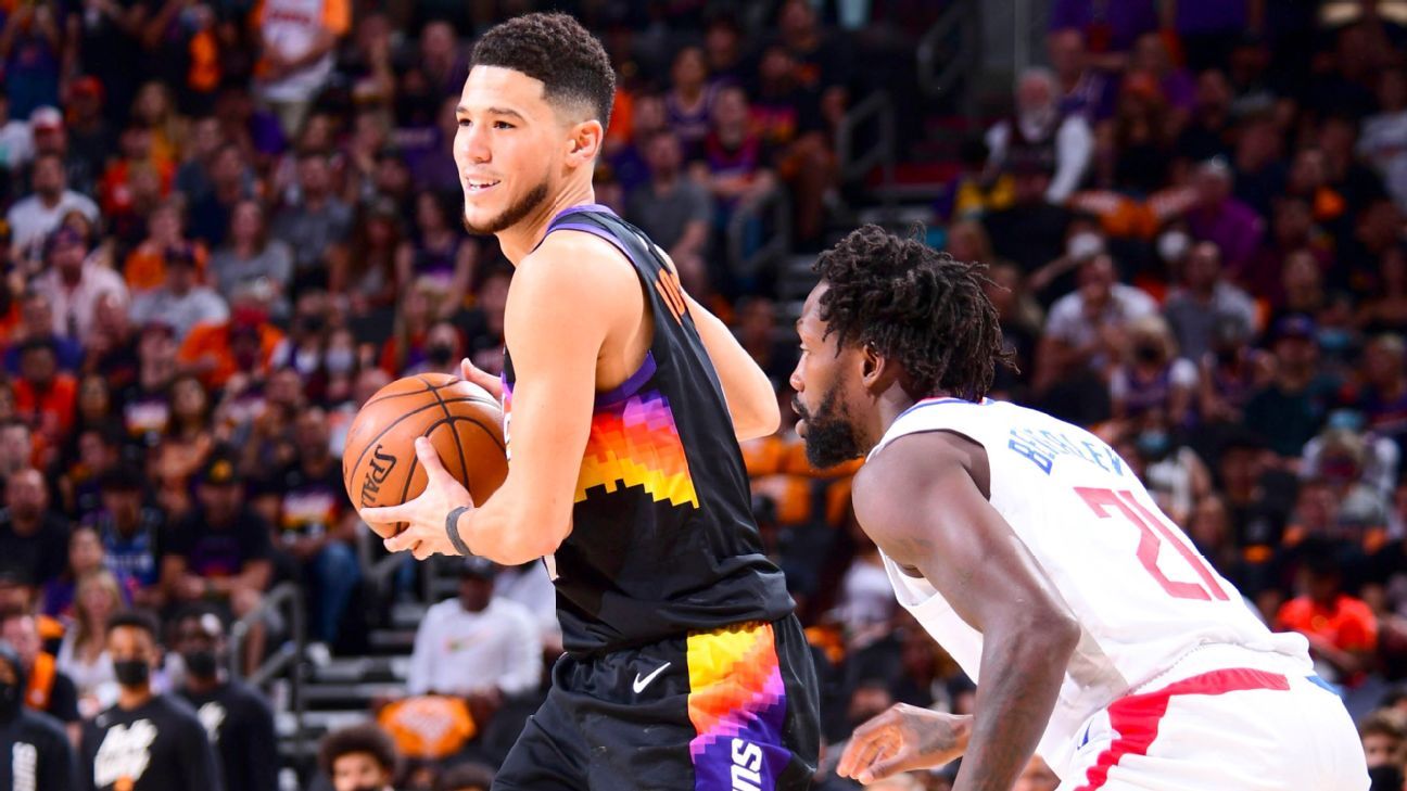 NBA playoffs 2021 - Devin Booker rains fire, Paul George ...