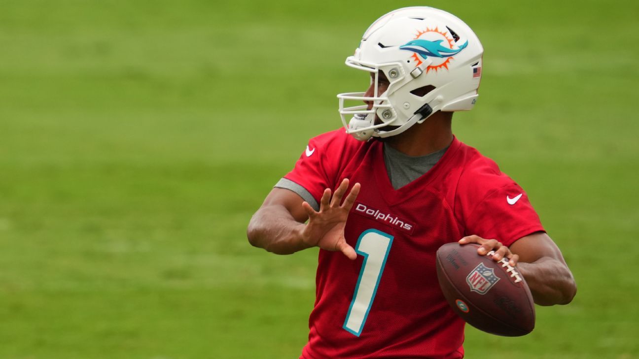 Dolphins quarterback Jacoby Brissett throws the ball during a