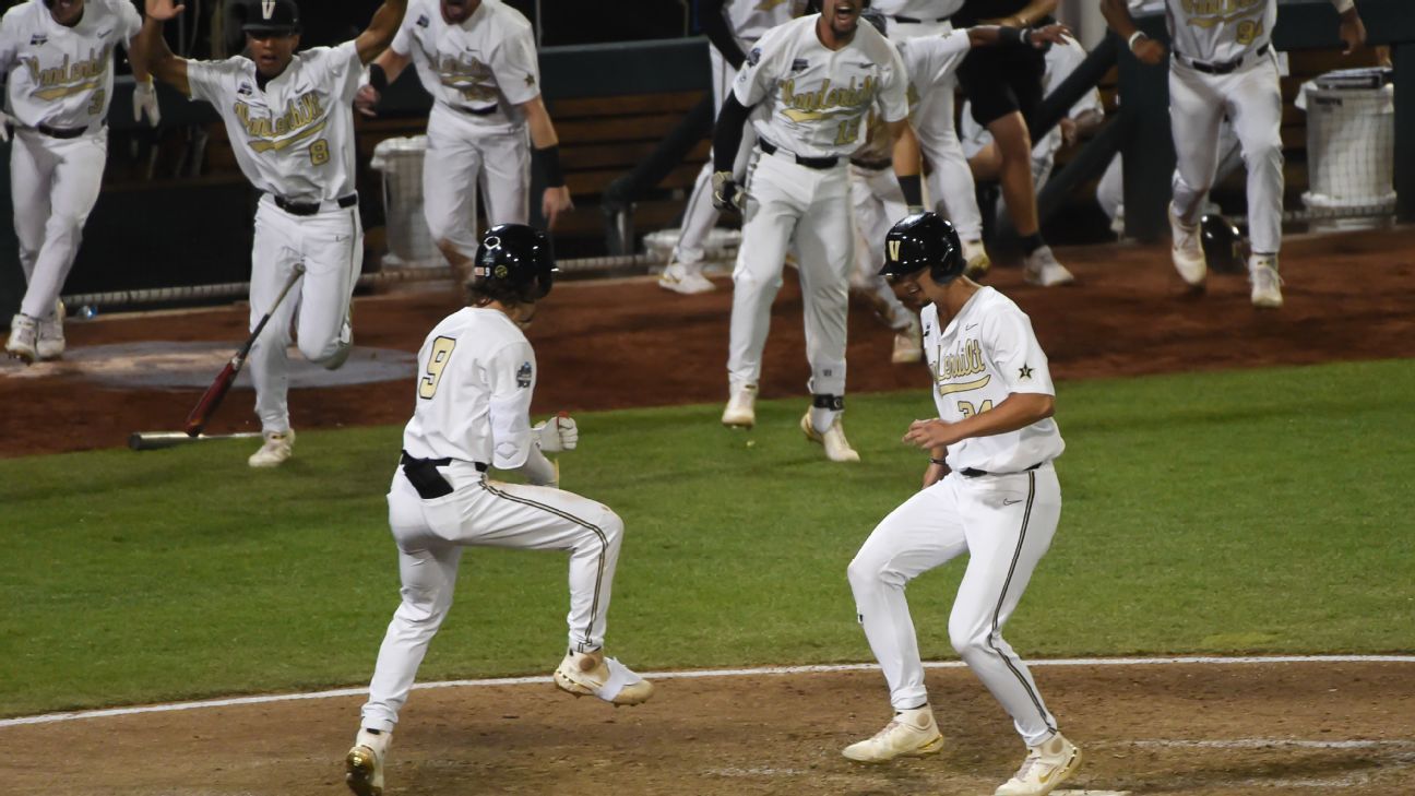 See Jayson Gonzalez game-winning hit for Vandy baseball vs. Arizona