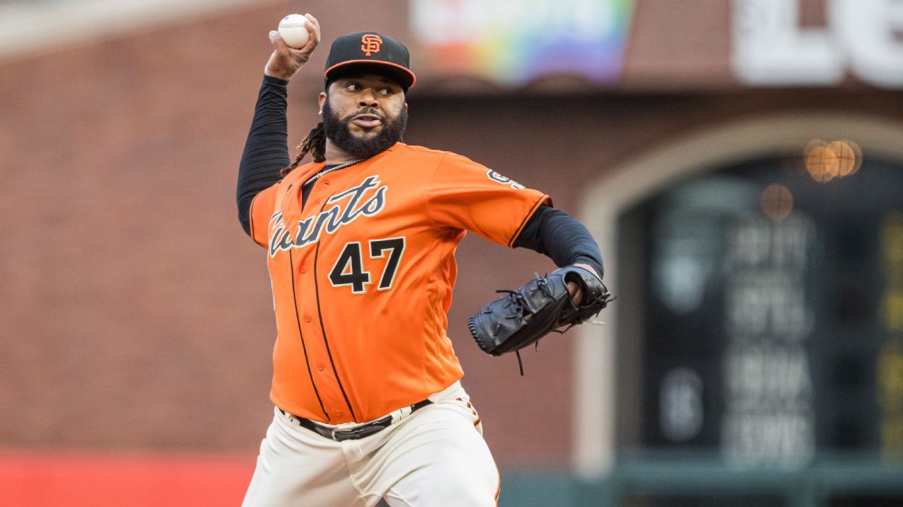 Johnny Cueto 'felt bad' about being left off Giants' roster