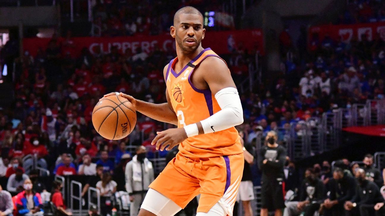 Phoenix Suns star Chris Paul says extra rest before NBA Finals has helped ailing..