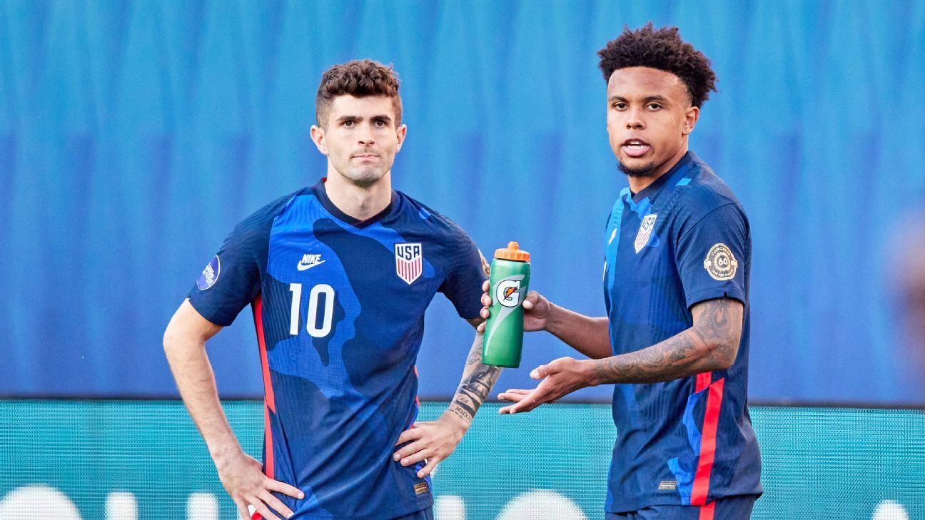 Christian Pulisic, Gio Reyna, Weston McKennie headline USMNT 26-man roster for W..