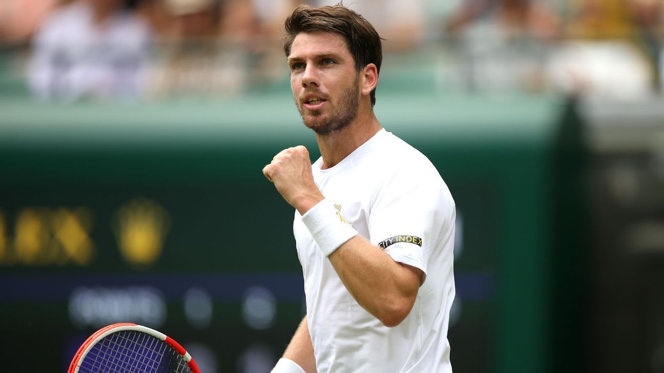 Cam Norrie third Brit to reach Wimbledon third round, most