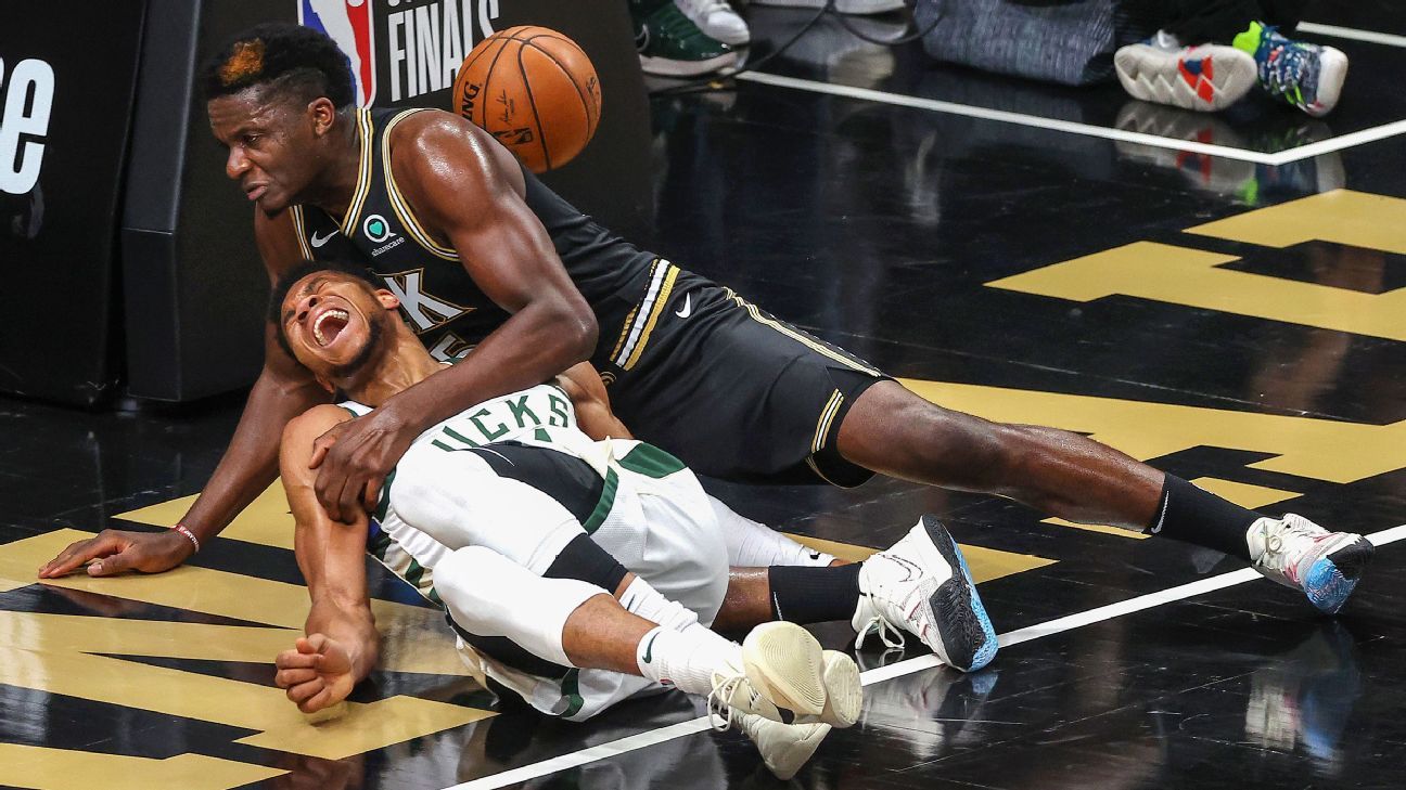 Milwaukee Bucks star Giannis Antetokounmpo ruled out of Game 5 of Eastern Confer..