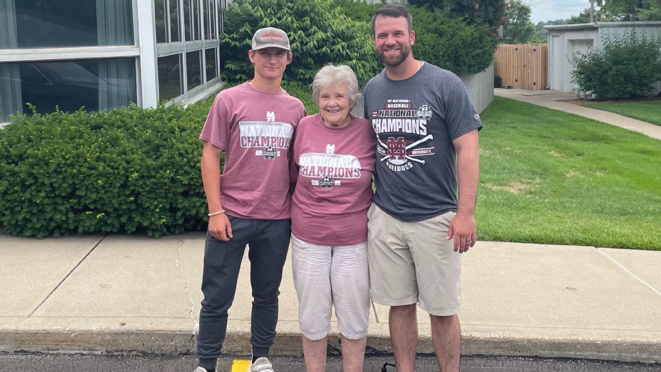 Mississippi State fan, 79, in her glory watching College World Series history