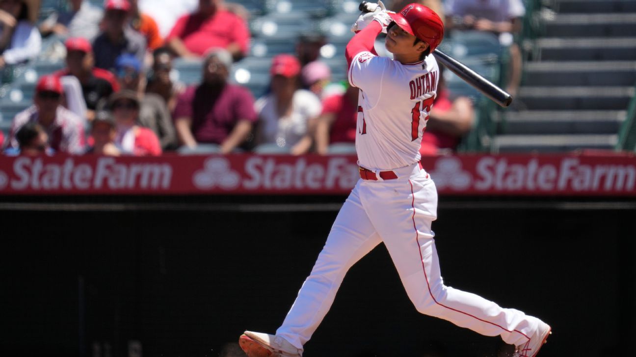 Baseball: Shohei Ohtani hits MLB-leading 26th homer, 1st at Yankee