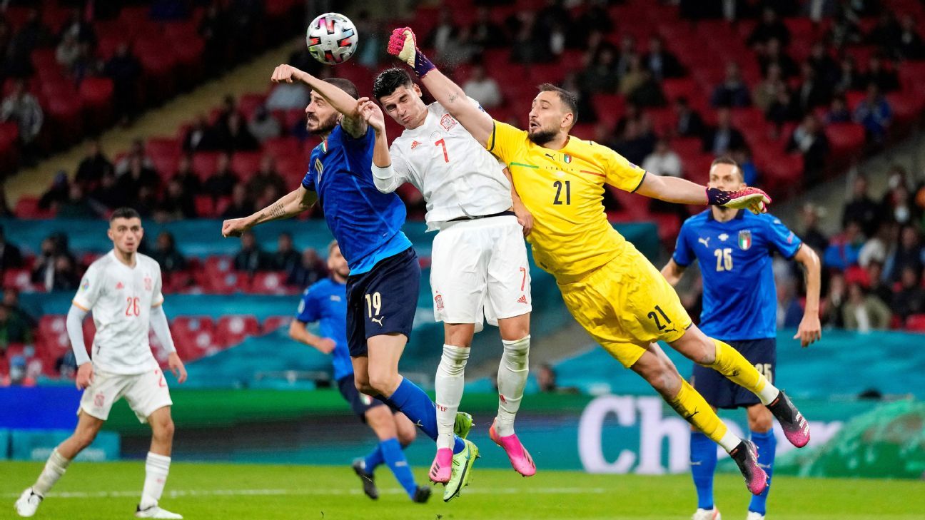 Eurocopa: Itália vence Espanha nos pênaltis e espera por Inglaterra ou Dinamarca na decisão - Vimarsana News