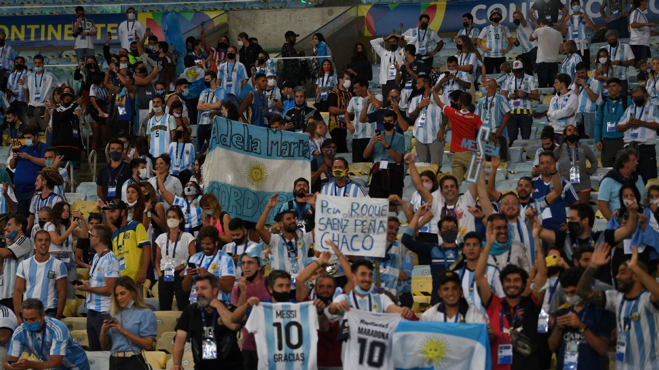 Final da Copa América opõe Brasil e Argentina em jogo com público no  Maracanã