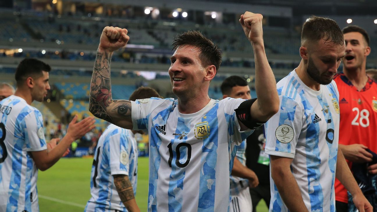 Argentina Vs Brazil Football Match Report July 10 21 Espn