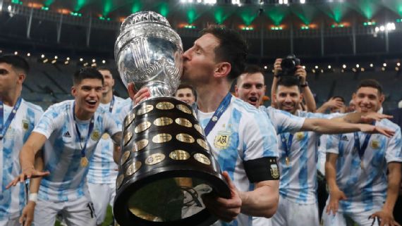 Lionel Messi y el título de Argentina en la Copa América ...