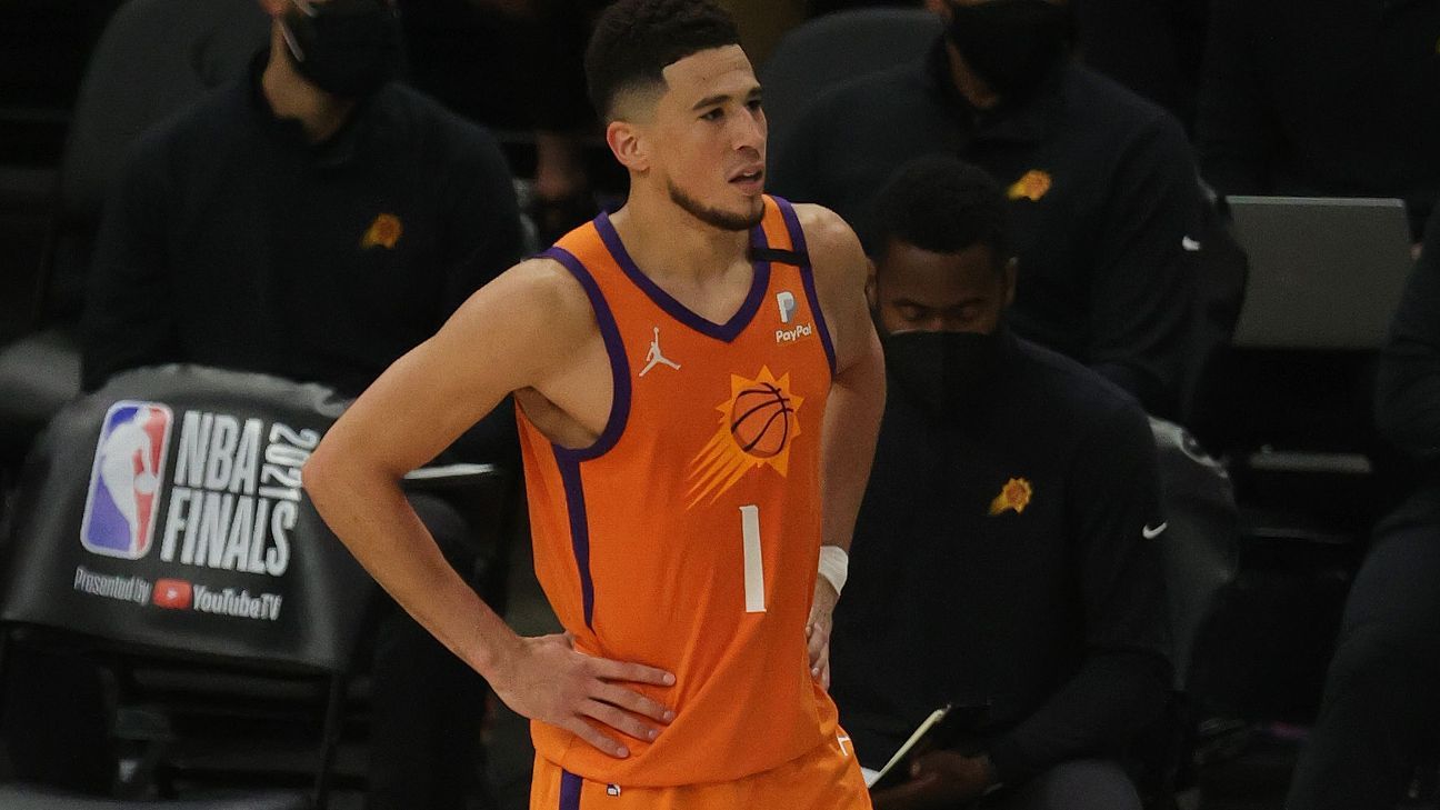 Suns' Devin Booker will miss start of camp due to health protocols