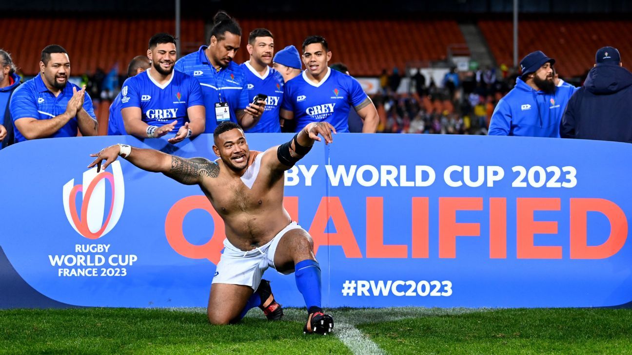 Samoa qualify for Rugby World Cup after seeing off Tonga ESPN