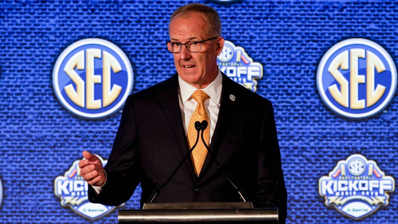 SEC commissioner Greg Sankey: 'No sense of urgency' for league to expand beyond ..