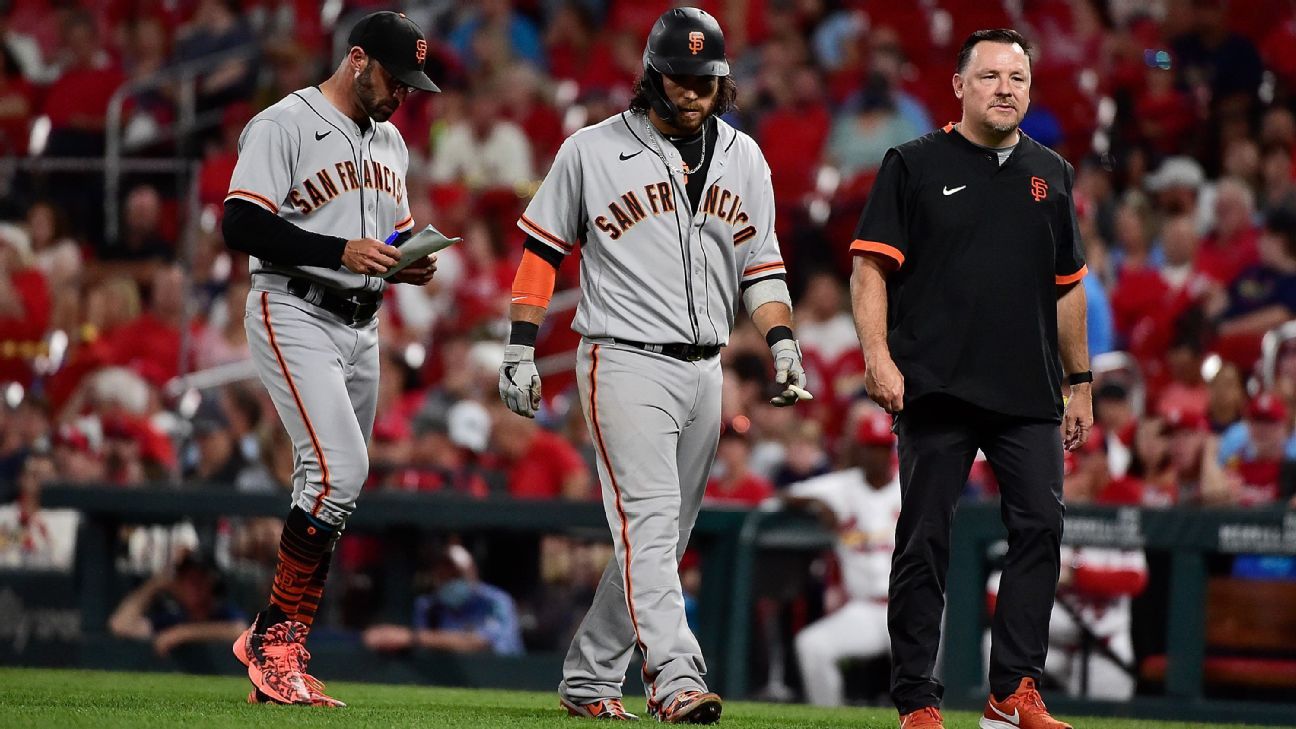 Giants place Brandon Belt on IL with knee inflammation