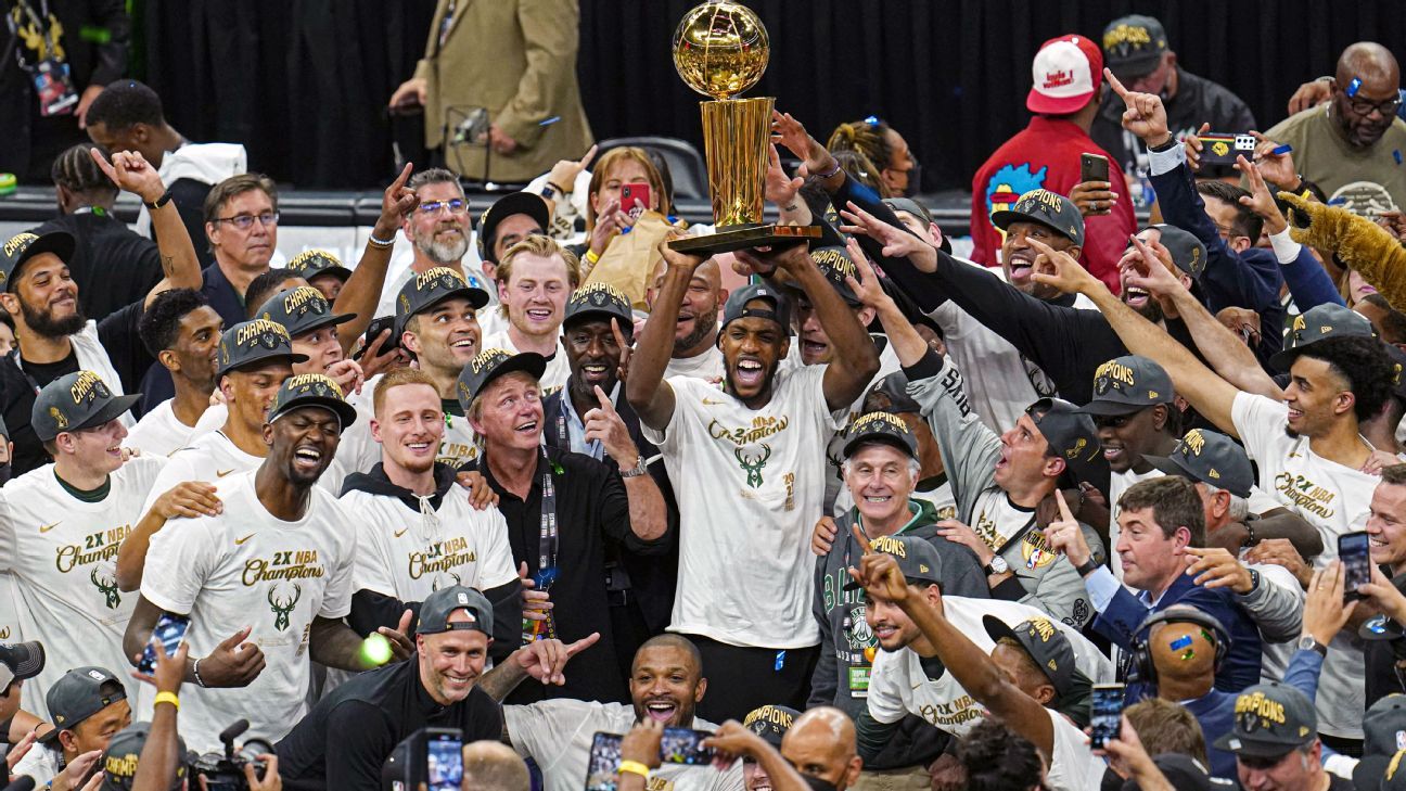 Milwaukee Bucks to celebrate 2021 NBA title at White House on Nov. 8, sources sa..