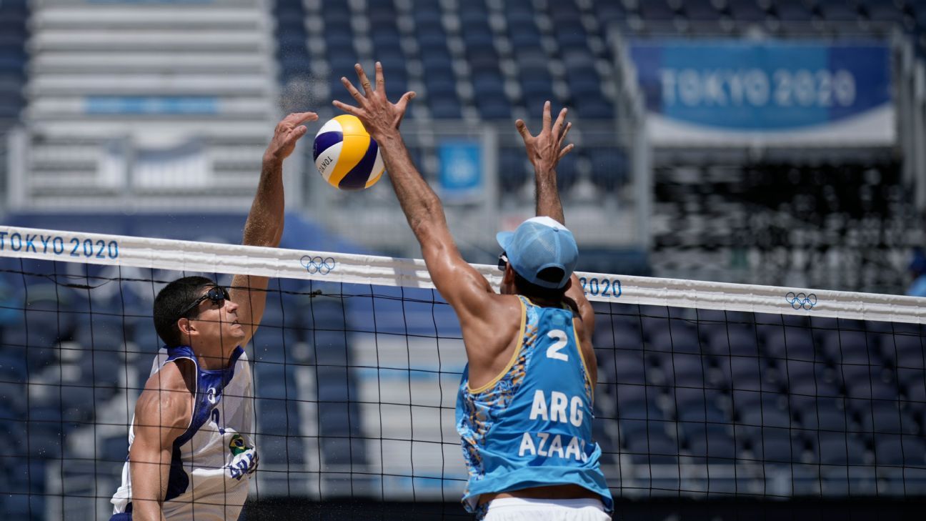 La dupla masculina argentina de beach voley debutó con ...