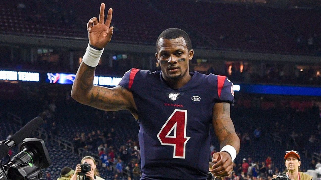 Texans quarterback Deshaun Watson is 'dug in' on stance to seek trade