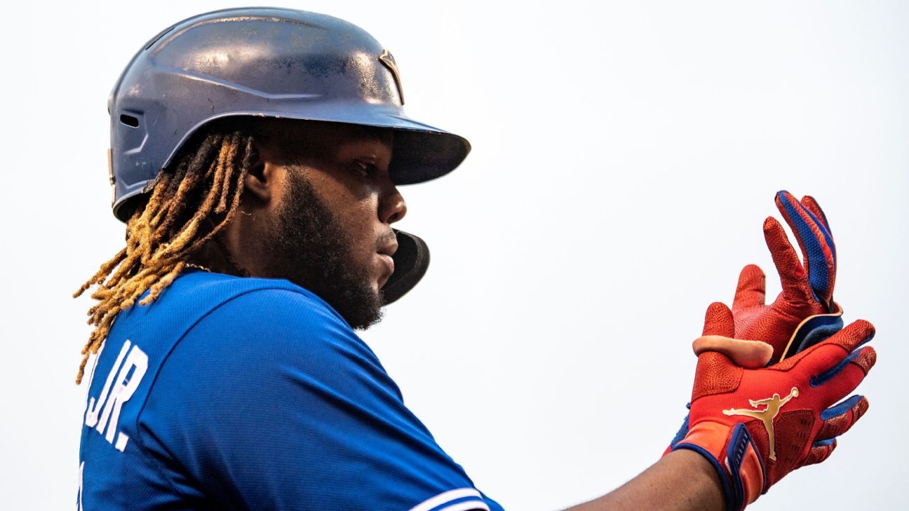 Vlad Guerrero Jr. rocks custom-made Toronto Blue Jays Jordan 1s