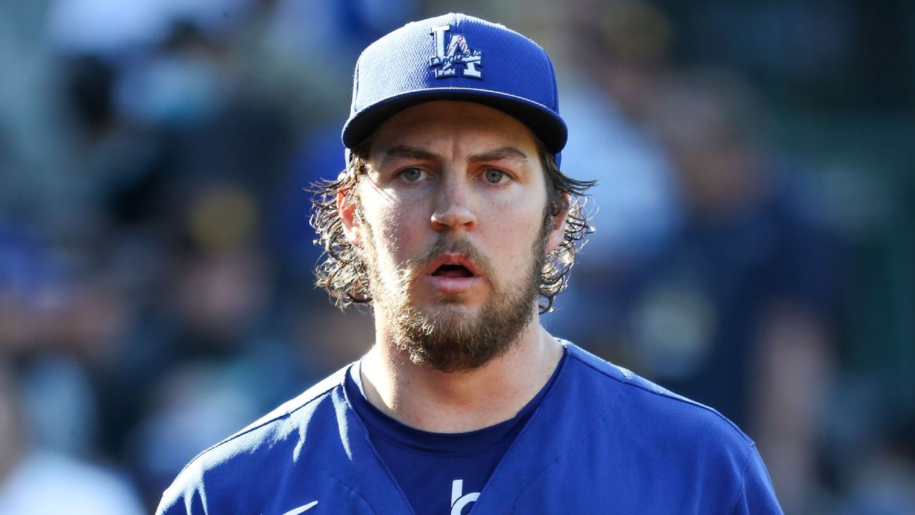 Sources -- Los Angeles Dodgers' Trevor Bauer has MLB administrative leave extend..
