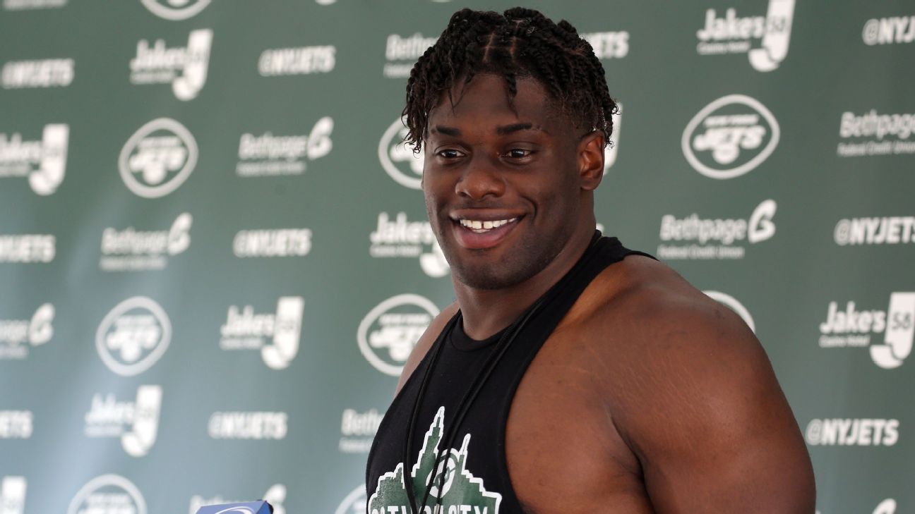 New York Jets DE Carl Lawson espera estar listo para el campo de entrenamiento después de desgarrar Aquiles el año pasado