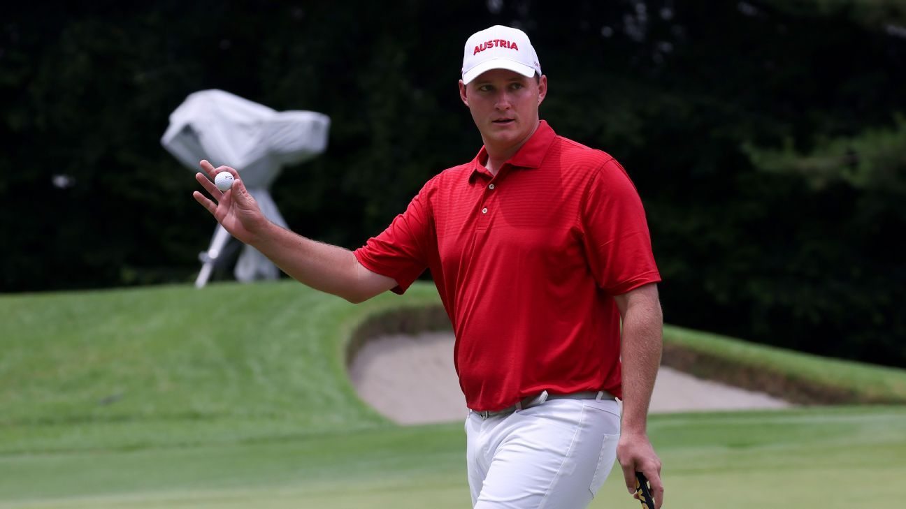 Sepp Straka of Austria ties Olympic golf record, Patrick ...