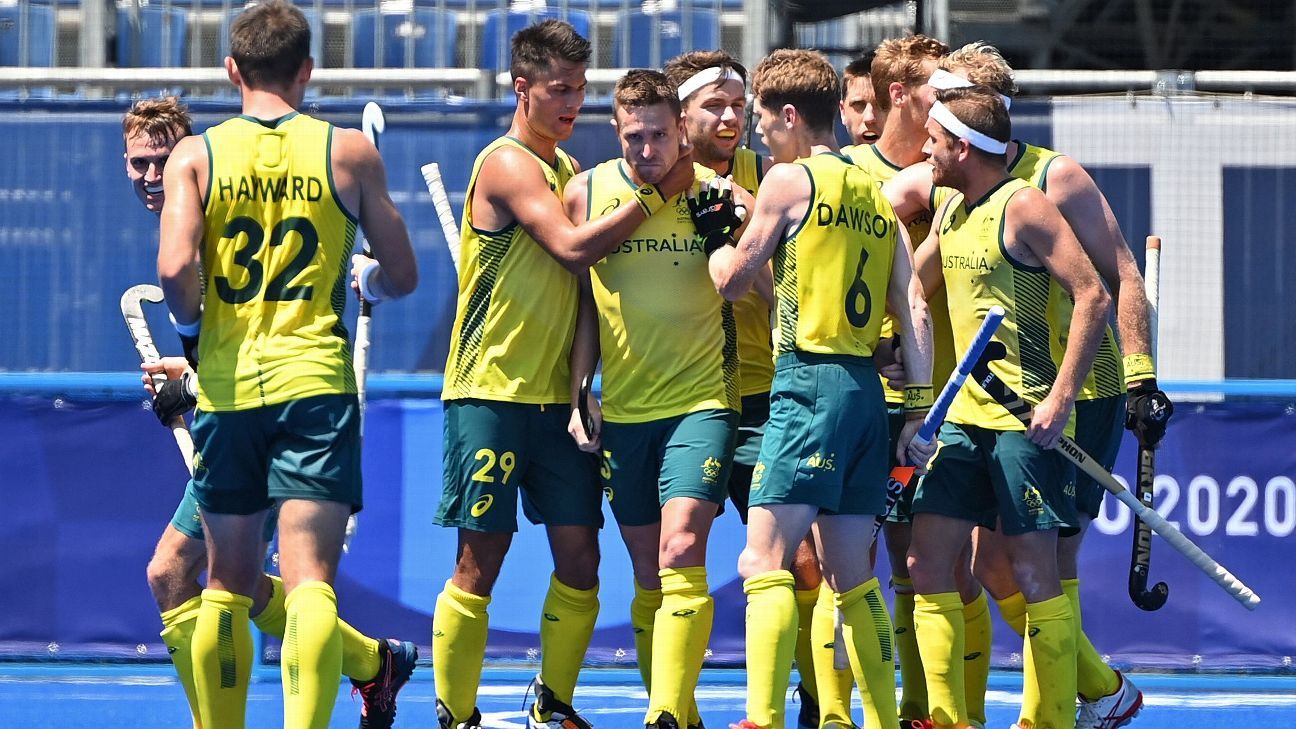 Tokyo Olympics Kookaburras Shoot Their Way Into Semifinals Espn