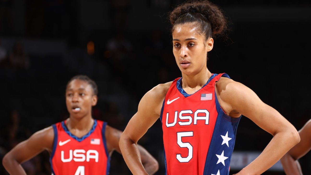 Olympics 2021 - Former Notre Dame stars Skylar Diggins-Smith, Jewell Loyd help f..