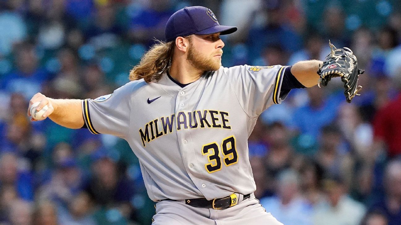 Brewers' Corbin Burnes strikes out 10 straight Cubs, ties record – NBC  Sports Chicago