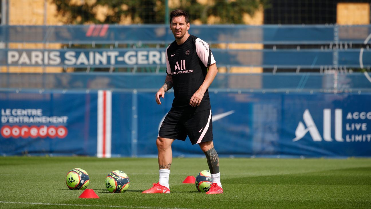 messi debut psg