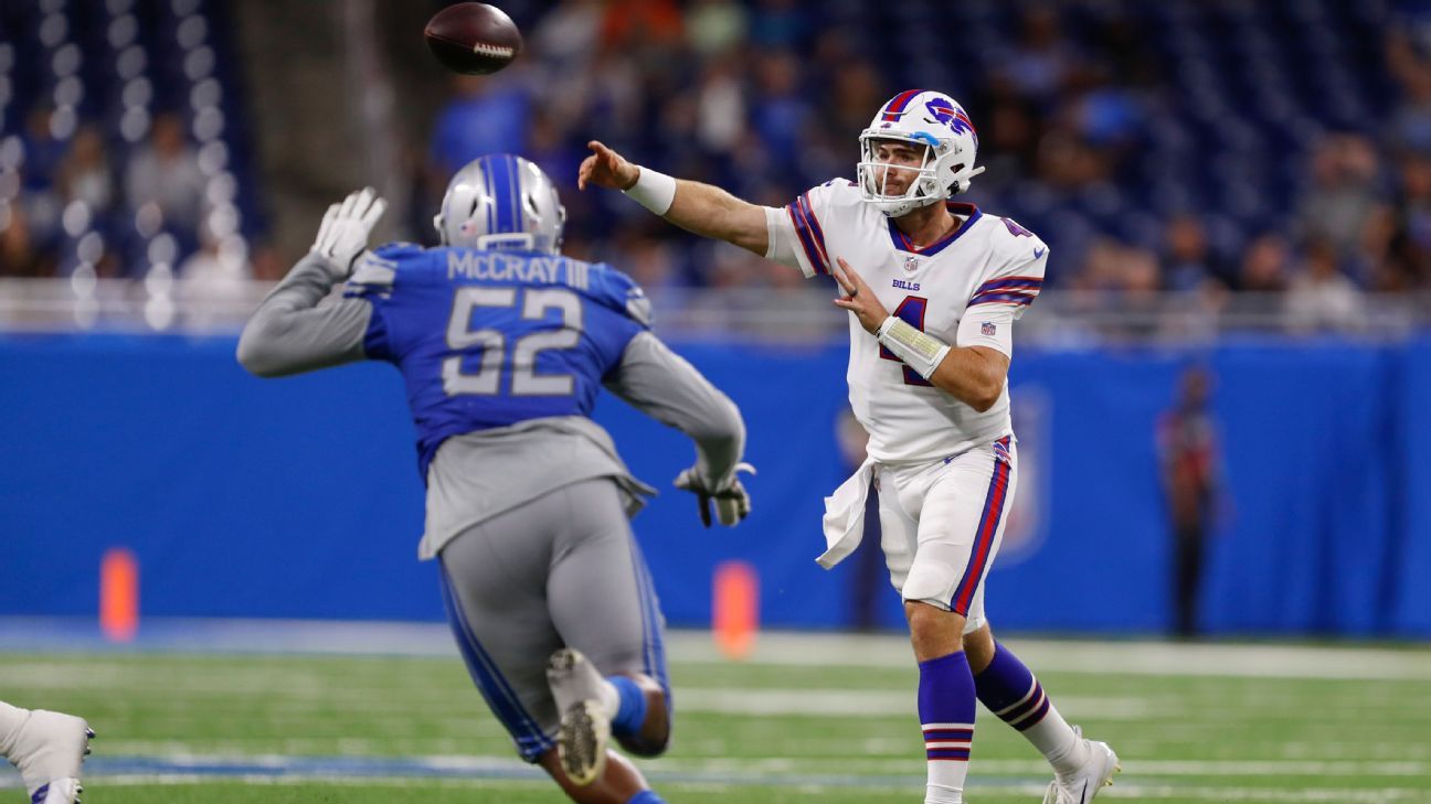 Former emergency QB Jake Fromm orchestrates game-winning drive in NFL debut for Buffalo Bills