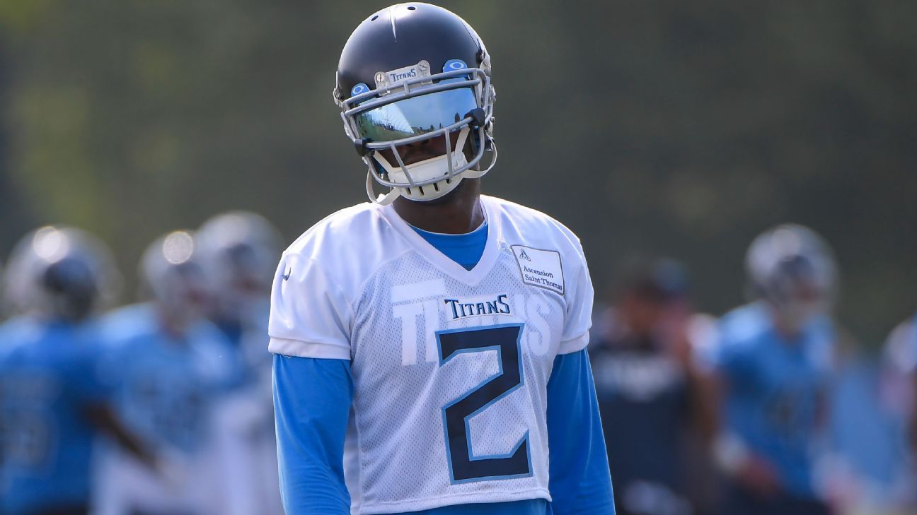 Titans' Julio Jones, A.J. Brown ruled out vs. Jets with injuries