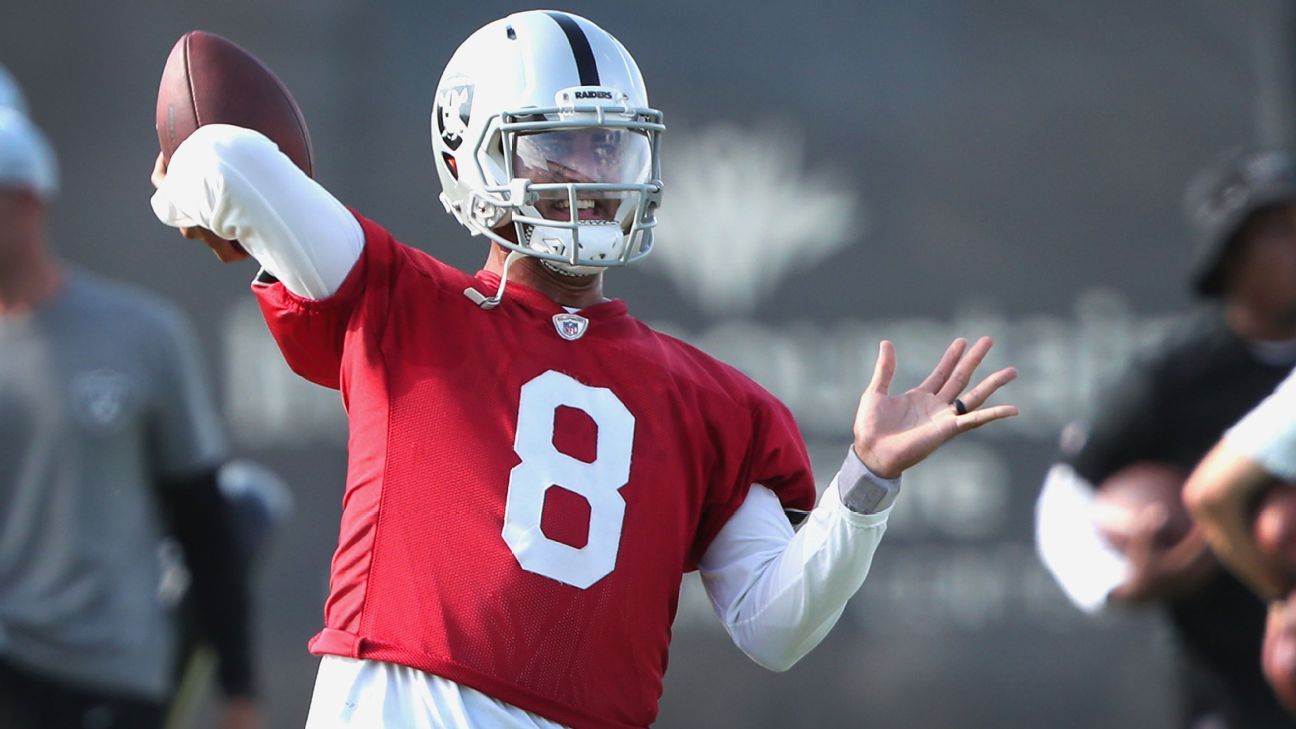 Raiders want to trade Marcus Mariota, not Derek Carr