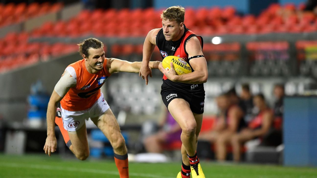 AFL Jake Stringer injury blow for Essendon Bombers in AFL - ESPN